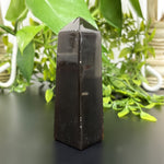 Natural Amber Crystal Obelisk Tower Point Healing Stone for Energy Cleansing, Grounding, and Meditation