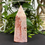 Natural Pink Amethyst Crystal Obelisk Tower Healing, Meditation & Home Decor – RPO490