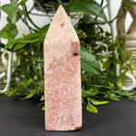 Natural Pink Amethyst Crystal Obelisk Tower Healing, Meditation & Home Decor – RPO490