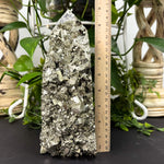 Natural Pyrite Crystal Gemstone Obelisk 9