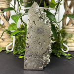 Natural Pyrite Crystal Gemstone Obelisk 9