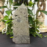 Natural Pyrite Crystal Gemstone Obelisk 9