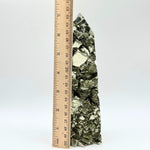 Pyrite Obelisk Tower Point, Natural Crystal Gemstone for Home Decor & Meditation - RPO494