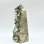 Pyrite Obelisk Tower Point, Natural Crystal Gemstone for Home Decor & Meditation - RPO494