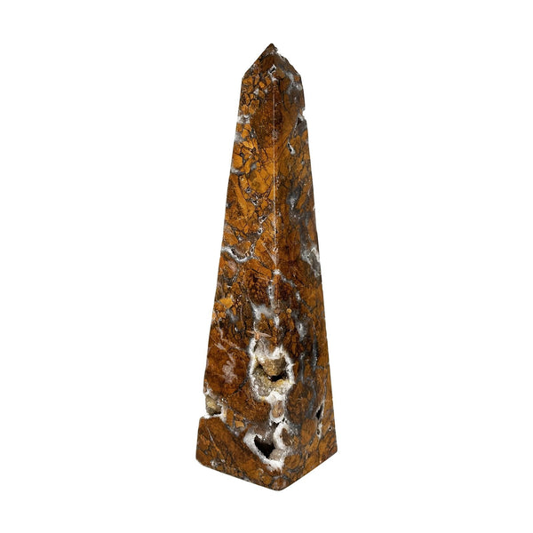 Natural Brecciated Jasper Polished Tower - Gem Avenue