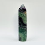 4.5 Inches Natural Fluorite Polished Tower Rainbow Crystal Point