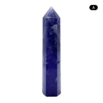 Purple Fluorite Gemstone Tower - RPO517