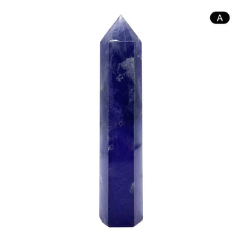 Purple Fluorite Gemstone Tower - RPO517