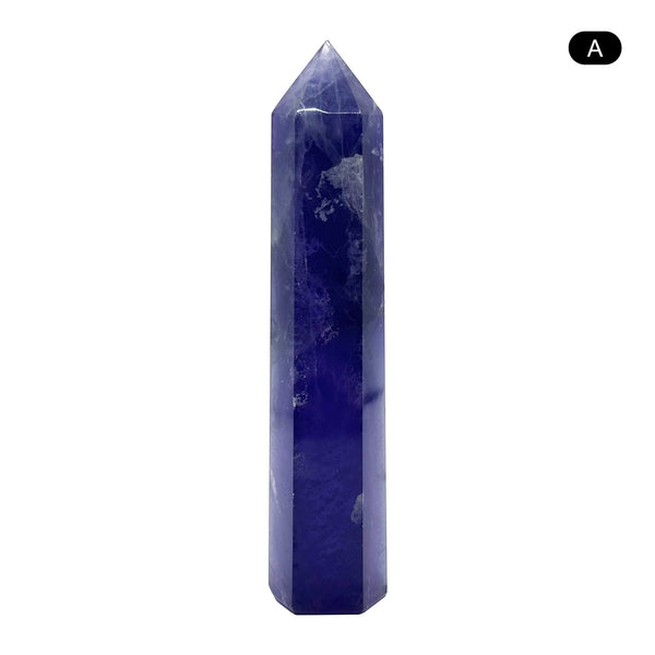 Purple Fluorite Gemstone Tower - RPO517