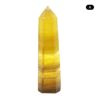 Yellow Fluorite Gemstone Tower - RPO518