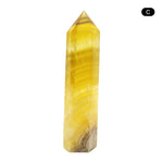 Yellow Fluorite Gemstone Tower - RPO518