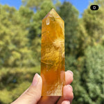 Yellow Fluorite Gemstone Tower - RPO518