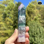 Rainbow Fluorite Gemstone Tower - RPO519