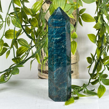 Blue Apatite Gemstone Tower - RPO528