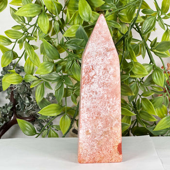 Pink Amethyst Gemstone Tower - RPO541