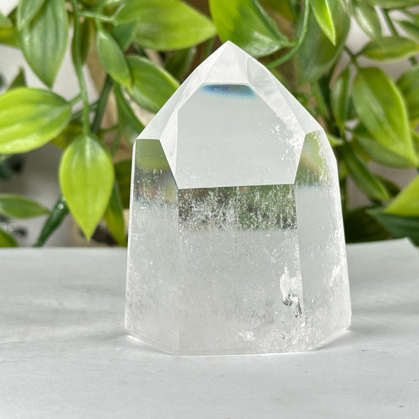 Clear Quartz Crystal Tower Polished Brazilian Point - RPO547