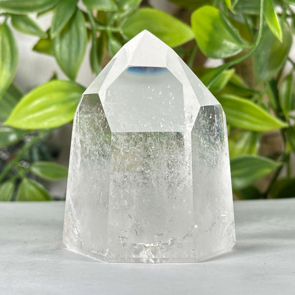 Natural Clear Quartz Point Brazil Polished Display Crystal - RPO551