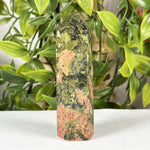 Unakite Gemstone Tower Point - RPO584