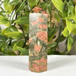 Unakite Gemstone Tower Point - RPO586