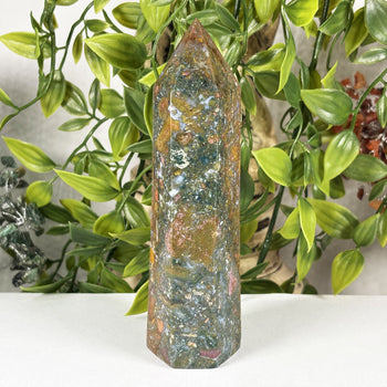 Sea Jasper Gemstone Tower Point - RPO599
