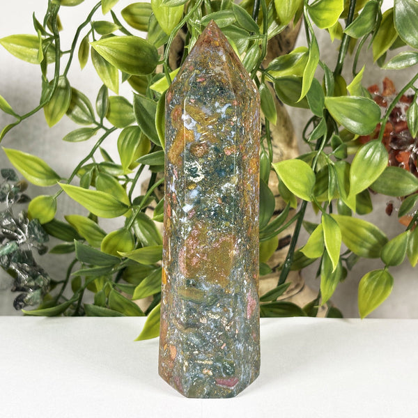 Sea Jasper Gemstone Tower Point - RPO599