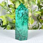 Malachite Gemstone Tower Point - RPO600