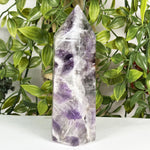 Chevron Amethyst Gemstone Tower  - RPO605