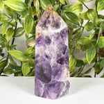Chevron Amethyst Gemstone Tower - RPO606