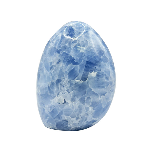 Natural Self-Standing Polished Blue Celestite Freeform - Gem Avenue