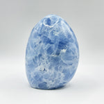 4.5 Inches Natural Self-Standing Polished Blue Celestite Freeform from Madagascar Calming Crystal for Healing & Display