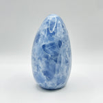 4.5 Inches Natural Self-Standing Polished Blue Celestite Freeform from Madagascar Calming Crystal for Healing & Display