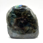 Natural Polished Labradorite Freeform Crystal with Blue & Gold Flash for Healing, Meditation, and Home Decor - RPS511