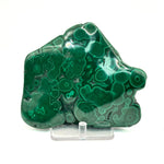 Natural Malachite Polished Freeform from Congo Green Gemstone for Healing, Display & Collection - RPS514