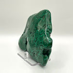 Natural Malachite Polished Freeform from Congo Green Gemstone for Healing, Display & Collection - RPS514