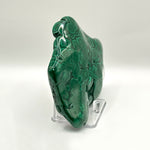 Natural Malachite Polished Freeform from Congo Green Gemstone for Healing, Display & Collection - RPS514