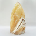Natural Orange Calcite Freeform Polished Crystal Healing Stone for Energy, Meditation & Home Decor - RPS519