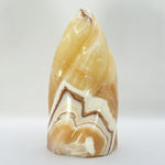 Natural Orange Calcite Freeform Polished Crystal Healing Stone for Energy, Meditation & Home Decor - RPS519