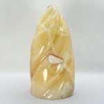 Natural Orange Calcite Freeform Polished Crystal Healing Stone for Energy, Meditation & Home Decor - RPS519
