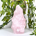Rose Quartz Flame Gemstone Freeform - RPS522