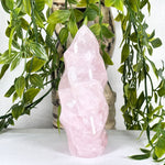 Rose Quartz Flame Gemstone Freeform - RPS522