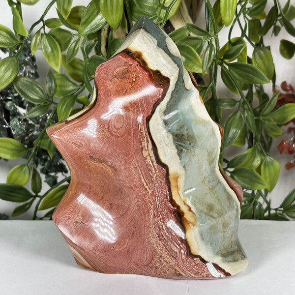 Polychrome Jasper Gemstone Freeform - Gem Avenue Wholesale