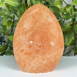 Orange Calcite Freeform Crystal 4.5