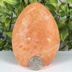 Orange Calcite Freeform Crystal 4.5