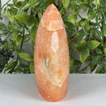 Natural Orange Calcite Freeform Crystal 5.75