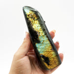 Natural Labradorite Freeform Crystal from Madagascar 4.5