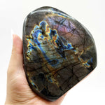 Natural Labradorite Freeform Crystal from Madagascar 4.25