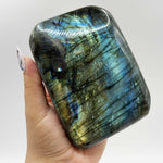 Natural Labradorite Freeform Crystal 4.25
