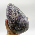 Natural Purple Lepidolite Freeform Polished Gemstone 6