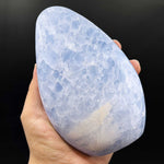 Natural Blue Celestite Freeform Polished Gemstone 5.25