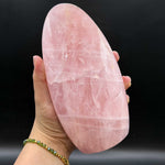 Natural Rose Quartz Freeform Polished Gemstone 6.5